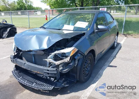 2015 Toyota Corolla Le from USA, damaged, VIN 2T1BURHE7FC462779